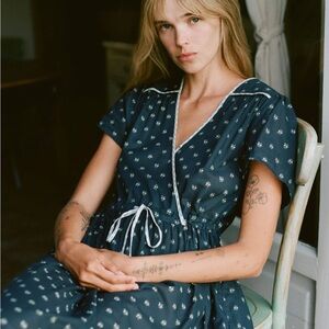 ISO Christy Dawn the Dawn dress in Blueberry Dot